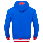 NFL BUFFALO BILLS RETRO CLASSIC MEN'S PULLOVER HOODIE (ROYAL BLUE/RED)