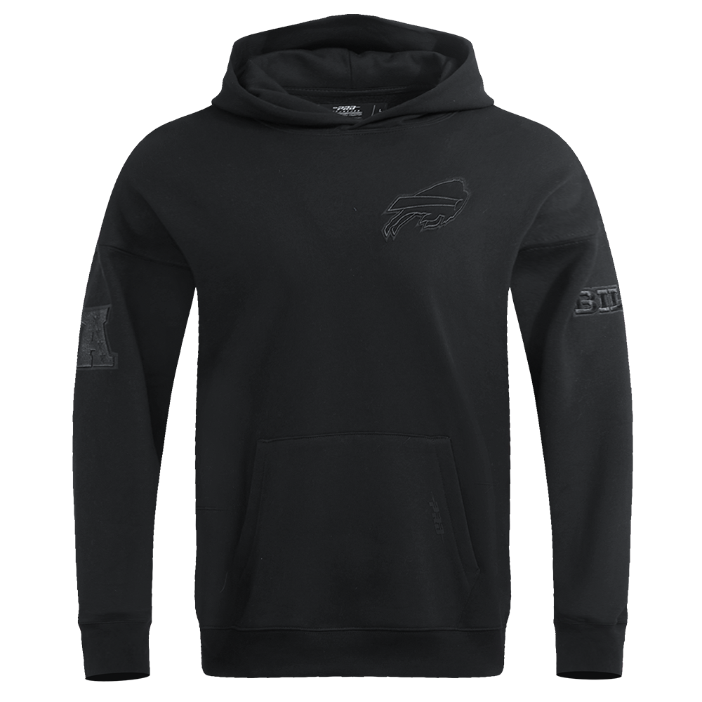 NFL BUFFALO BILLS NEUTRAL CHANDAIL À CAPUCHON À ÉPAULES TOMBANTES POUR HOMME (NOIR)