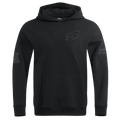 NFL BUFFALO BILLS NEUTRAL CHANDAIL À CAPUCHON À ÉPAULES TOMBANTES POUR HOMME (NOIR)