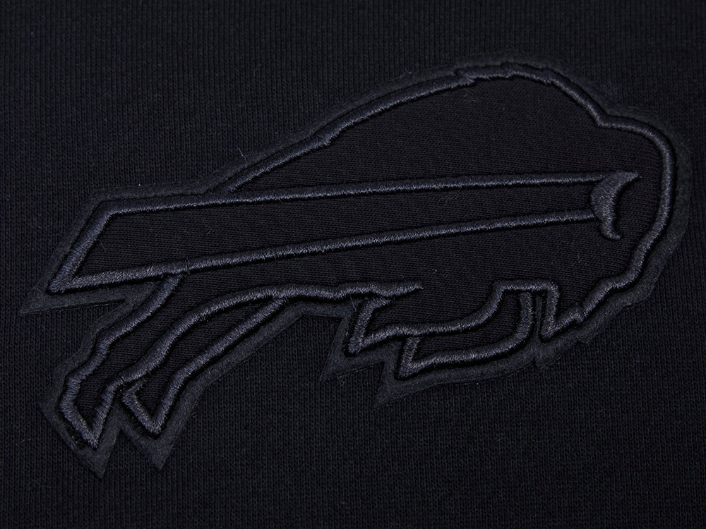 NFL BUFFALO BILLS NEUTRAL CHANDAIL À CAPUCHON À ÉPAULES TOMBANTES POUR HOMME (NOIR)