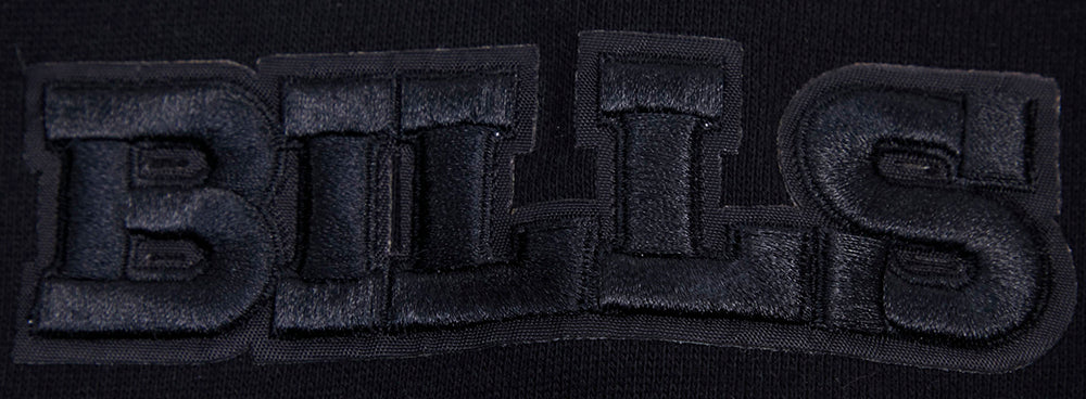 NFL BUFFALO BILLS NEUTRAL CHANDAIL À CAPUCHON À ÉPAULES TOMBANTES POUR HOMME (NOIR)