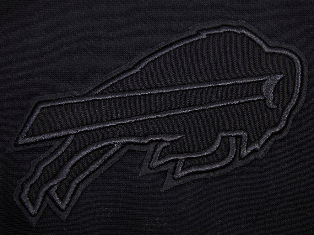 NFL BUFFALO BILLS NEUTRAL CHANDAIL À CAPUCHON À ÉPAULES TOMBANTES POUR HOMME (NOIR)