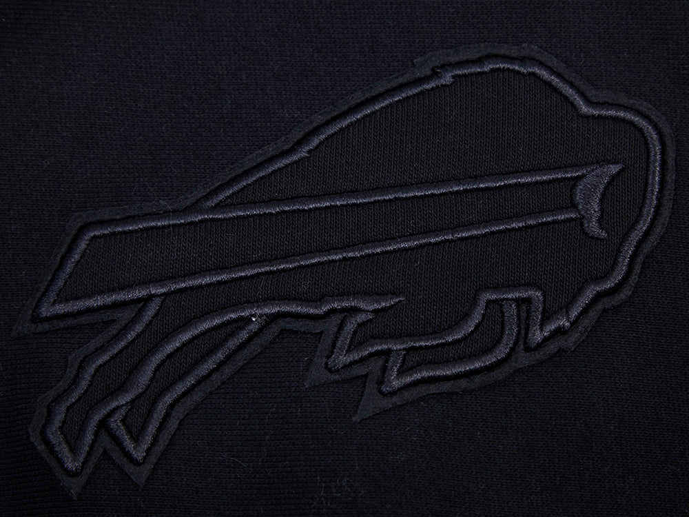 NFL BUFFALO BILLS NEUTRAL CHANDAIL À CAPUCHON À ÉPAULES TOMBANTES POUR HOMME (NOIR)