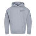 NFL BUFFALO BILLS NEUTRAL CHANDAIL À CAPUCHON À ÉPAULES TOMBANTES POUR HOMME (GRIS CHINÉ FONCÉ)