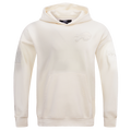 NFL BUFFALO BILLS NEUTRAL DROP SHOULDER MEN'S PULLOVER HOODIE (EGGSHELL)