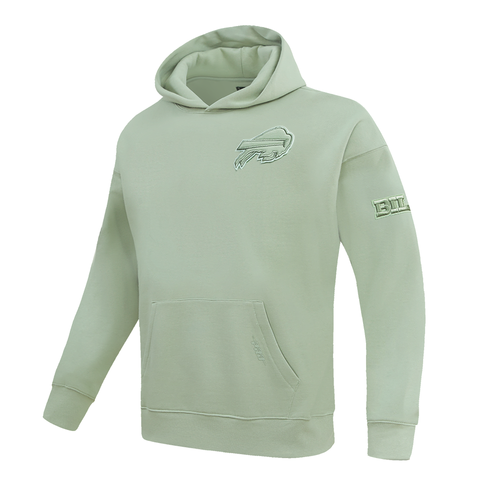 NFL BUFFALO BILLS NEUTRAL DROP SHOULDER MEN'S PO HOODIE (MOSS)