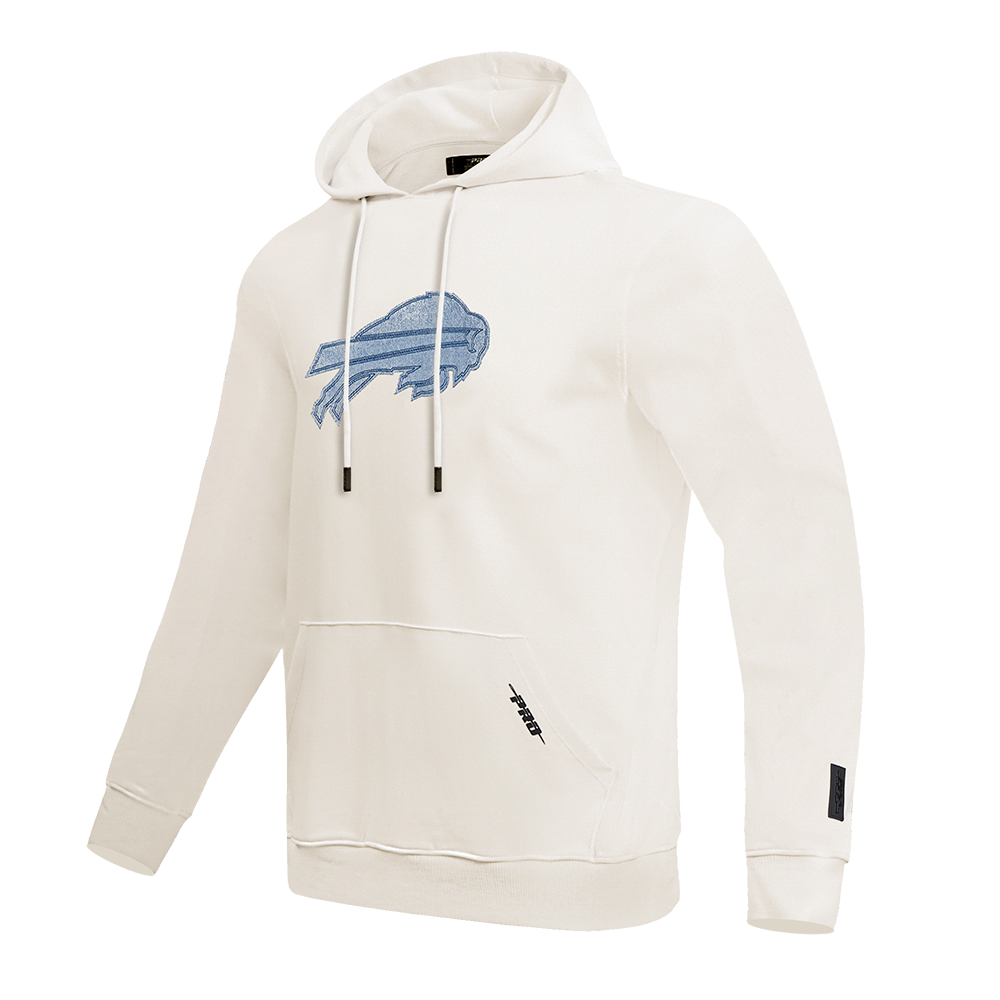 NFL BUFFALO BILLS VARSITY BLUES MEN'S PULLOVER HOODIE (LINEN)