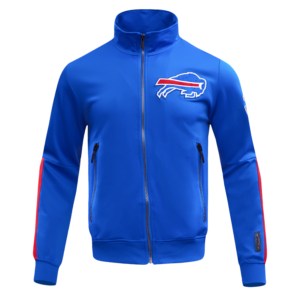 NFL BUFFALO BILLS CLASSIC TRACK VESTE D'ENTRAÎNEMENT POUR HOMME (BLEU ROYAL)