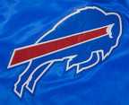 NFL BUFFALO BILLS BIG LOGO MEN'S NO FILL SATIN JACKET (ROYAL BLUE)