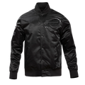 NFL BUFFALO BILLS TRIPLE BLACK MEN'S SATIN JACKET (TRIPLE BLACK MEN'S)