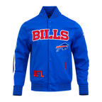 NFL BUFFALO BILLS BLOUSON PRO GAME DAY EN MAILLE DOUBLE POUR HOMME (BLEU ROYAL/BLANC/MARINE MINUIT)