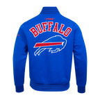 NFL BUFFALO BILLS BLOUSON PRO GAME DAY EN MAILLE DOUBLE POUR HOMME (BLEU ROYAL/BLANC/MARINE MINUIT)