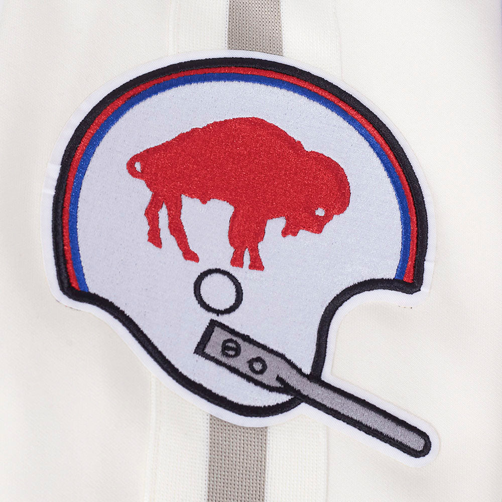 NFL BUFFALO BILLS BLOUSON RÉTRO PRO GAME DAY (COQUILLE D'ŒUF/TAUPE/COQUILLE D'ŒUF)