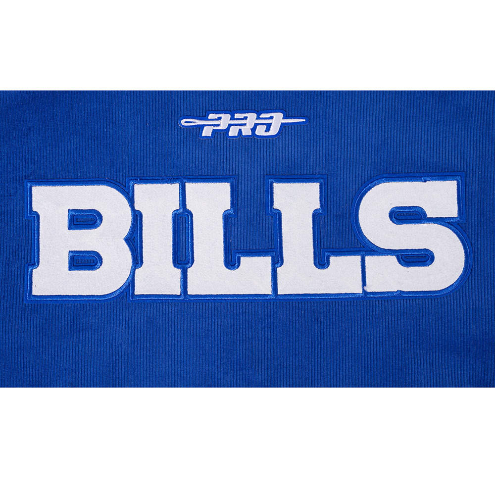 NFL BUFFALO BILLS CLASSIC CORDUROY MANTEAU POUR HOMME (BLEU ROYAL)