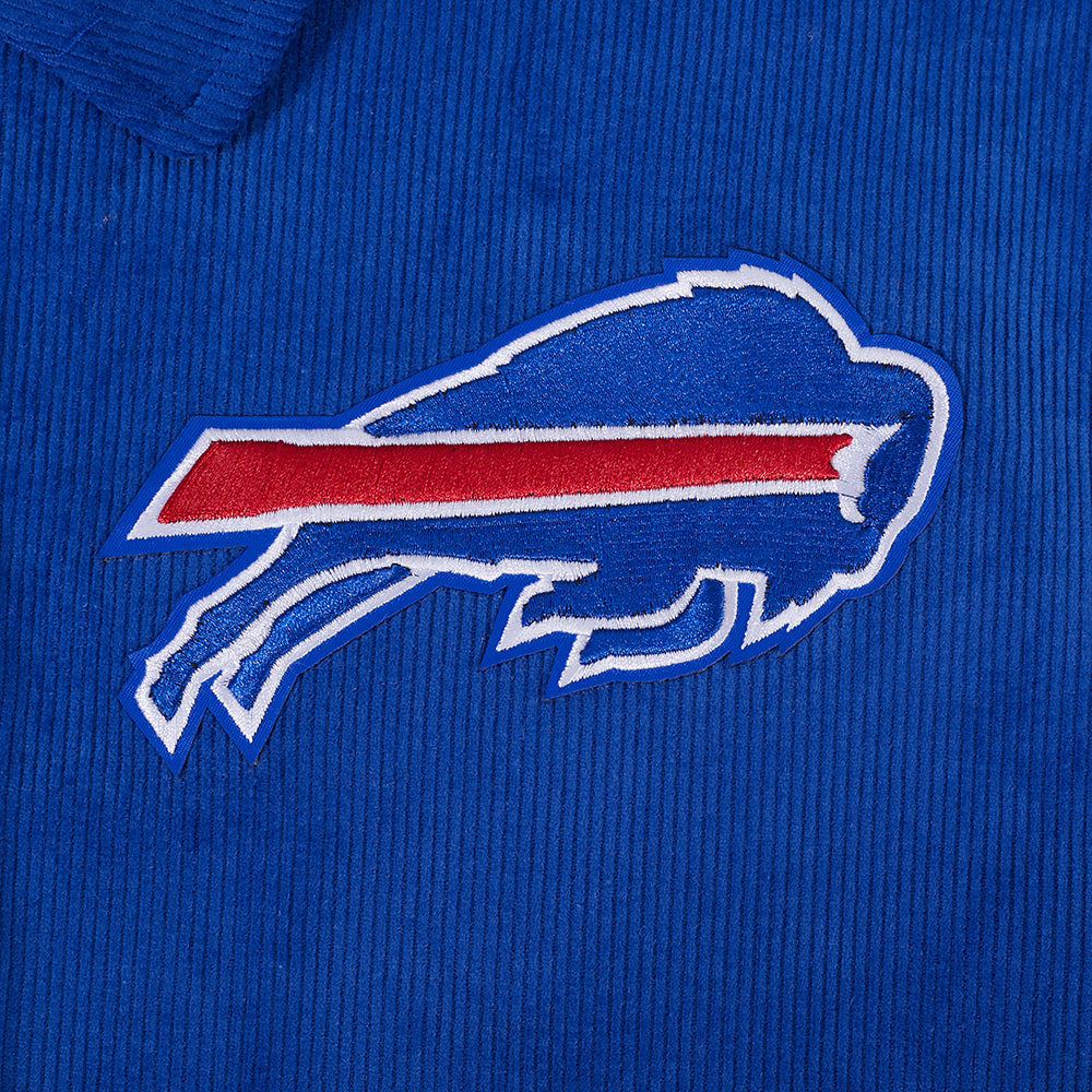 NFL BUFFALO BILLS CLASSIC CORDUROY MANTEAU POUR HOMME (BLEU ROYAL)