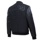 NFL BUFFALO BILLS TRIPLE BLACK BLOUSON COLLÉGIAL À LOGO POUR HOMME (TRIPLE NOIR)