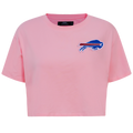 NFL BUFFALO BILLS CLASSIC CHENILLE WOMEN'S S/S BOXY TEE (PINK)