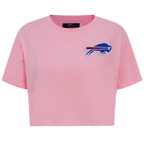 NFL BUFFALO BILLS CLASSIC CHENILLE WOMEN'S S/S BOXY TEE (PINK)