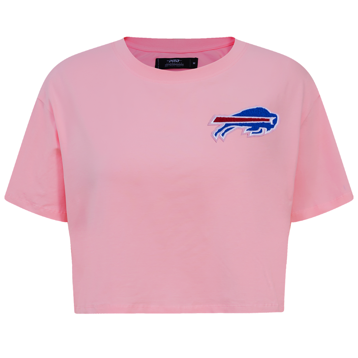 NFL BUFFALO BILLS CLASSIC CHENILLE WOMEN'S S/S BOXY TEE (PINK)