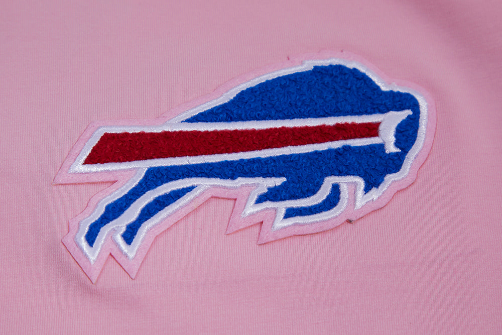 NFL BUFFALO BILLS CLASSIC CHENILLE WOMEN'S S/S BOXY TEE (PINK)