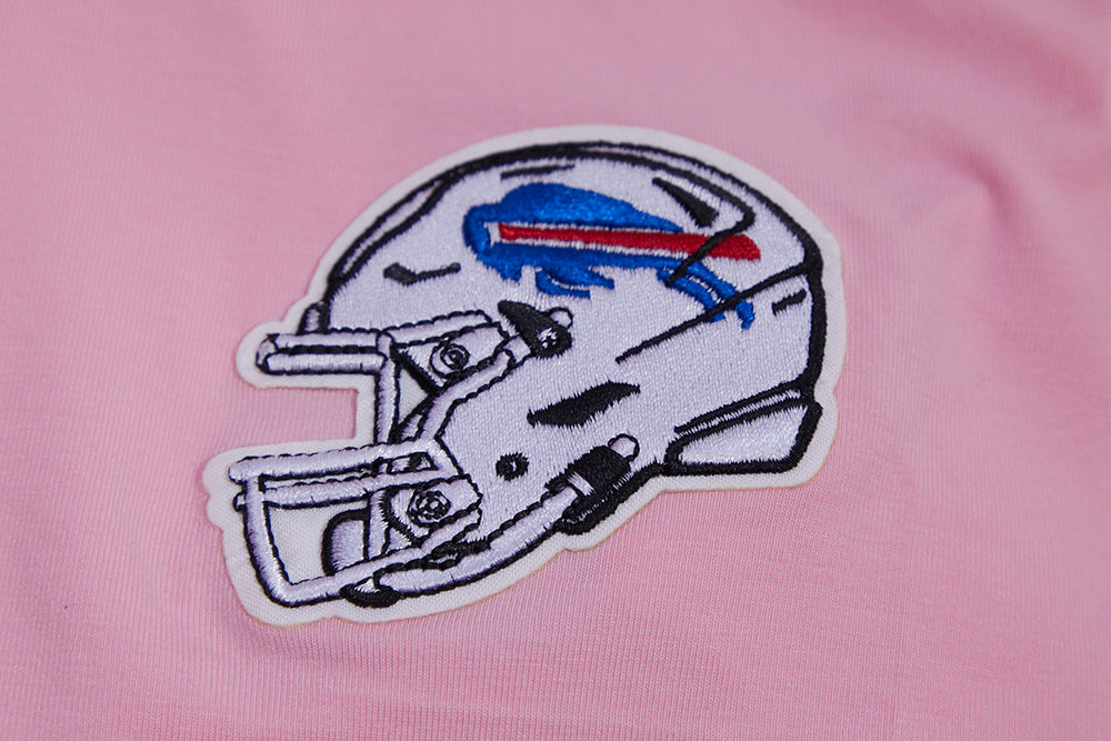 NFL BUFFALO BILLS CLASSIC CHENILLE WOMEN'S S/S BOXY TEE (PINK)