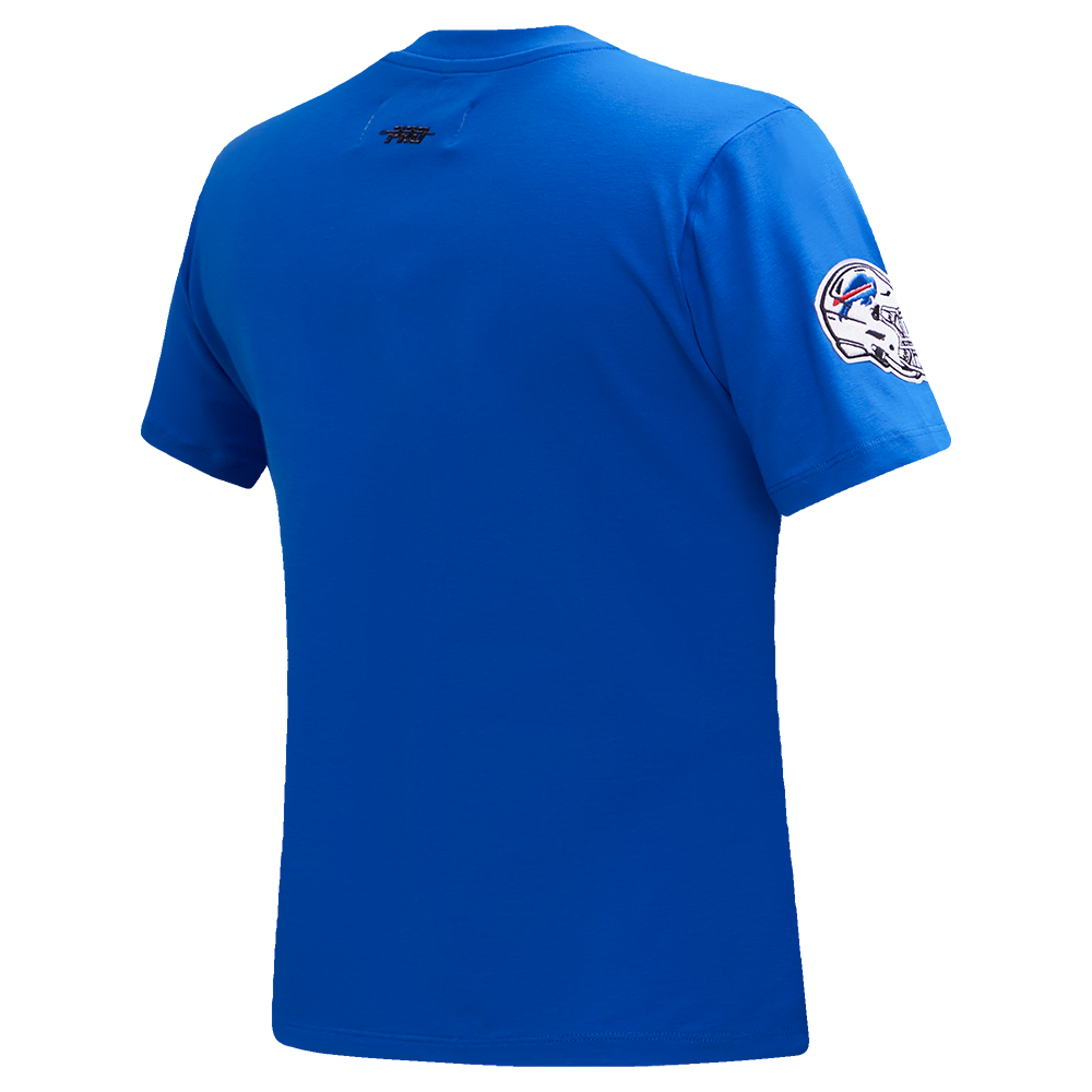 NFL BUFFALO BILLS CLASSIC SHORT SLEEVE WOMEN'S SINGLE JERSEY SLIM FIT TEE (ROYAL BLUE)