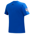 NFL BUFFALO BILLS CLASSIC SHORT SLEEVE WOMEN'S SINGLE JERSEY SLIM FIT TEE (ROYAL BLUE)