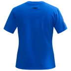 NFL BUFFALO BILLS CLASSIC SHORT SLEEVE WOMEN'S SINGLE JERSEY SLIM FIT TEE (ROYAL BLUE)