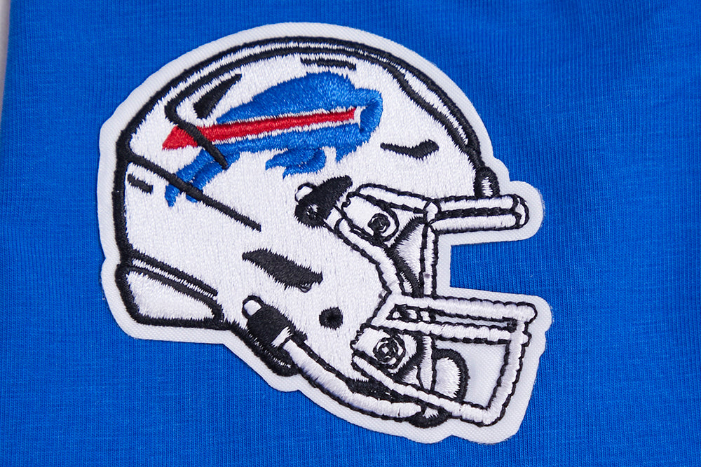 NFL BUFFALO BILLS CLASSIC SHORT SLEEVE WOMEN'S SINGLE JERSEY SLIM FIT TEE (ROYAL BLUE)
