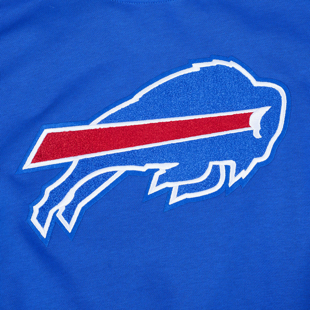 NFL BUFFALO BILLS T-SHIRT MASHUP À COUPE CARRÉE POUR FEMME (BLEU ROYAL)