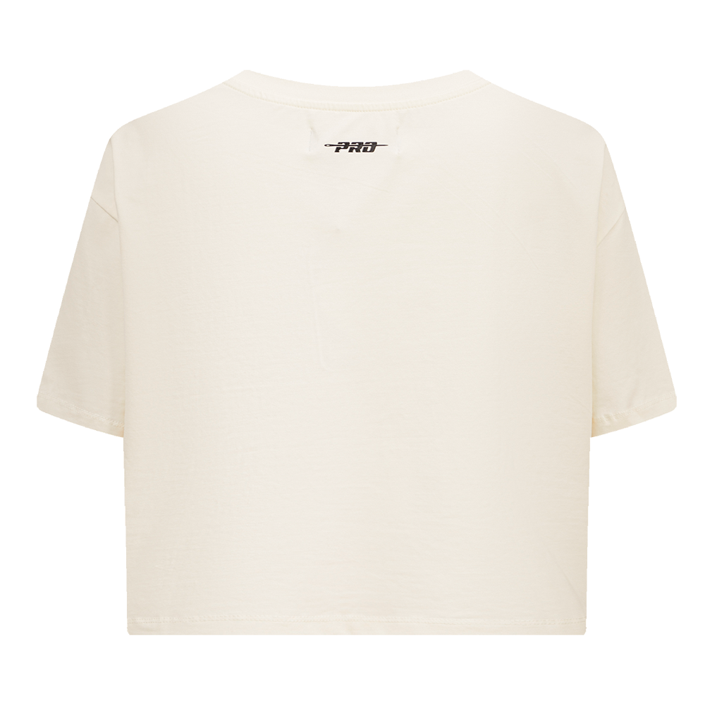 NFL BUFFALO BILLS RETRO CLASSIC T-SHIRT À COUPE CARRÉE POUR FEMME (COQUILLE D'ŒUF)