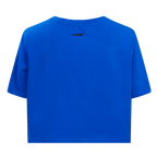 NFL BUFFALO BILLS RETRO CLASSIC T-SHIRT À COUPE CARRÉE POUR FEMME (BLEU ROYAL)