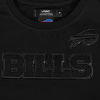 NFL BUFFALO BILLS TRIPLE BLACK WOMEN'S SINGLE JERSEY SLIM FIT TEE (TRIPLE BLACK WOMEN'S)