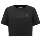 NFL BUFFALO BILLS NEUTRAL T-SHIRT À COUPE CARRÉE POUR FEMME (NOIR)