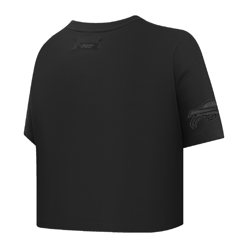 NFL BUFFALO BILLS NEUTRAL T-SHIRT À COUPE CARRÉE POUR FEMME (NOIR)