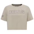 NFL BUFFALO BILLS NEUTRAL WOMEN'S BOXY TEE (TAUPE)