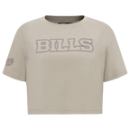 NFL BUFFALO BILLS NEUTRAL WOMEN'S BOXY TEE (TAUPE)