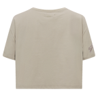 NFL BUFFALO BILLS NEUTRAL WOMEN'S BOXY TEE (TAUPE)
