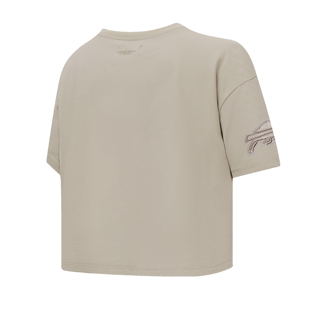 NFL BUFFALO BILLS NEUTRAL WOMEN'S BOXY TEE (TAUPE)