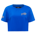 NFL BUFFALO BILLS VARSITY BLUES WOMEN'S BOXY TEE (ROYAL BLUE)