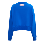 NFL BUFFALO BILLS CLASSIC CHANDAIL À COL ROND EN MOLLETON POUR FEMME (BLEU ROYAL)