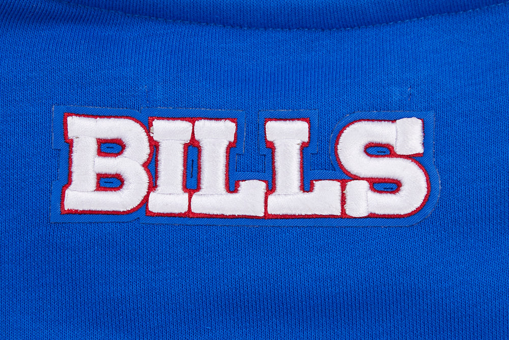 NFL BUFFALO BILLS CLASSIC CHANDAIL À COL ROND EN MOLLETON POUR FEMME (BLEU ROYAL)