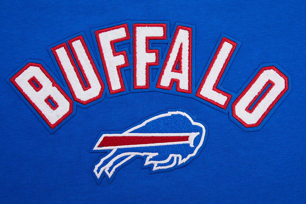 NFL BUFFALO BILLS CLASSIC CHANDAIL À COL ROND EN MOLLETON POUR FEMME (BLEU ROYAL)