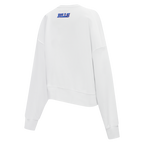 NFL BUFFALO BILLS CLASSIC CHANDAIL À COL ROND EN MOLLETON POUR FEMME (BLANC)