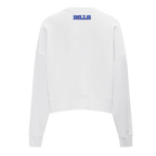 NFL BUFFALO BILLS CLASSIC CHANDAIL À COL ROND EN MOLLETON POUR FEMME (BLANC)