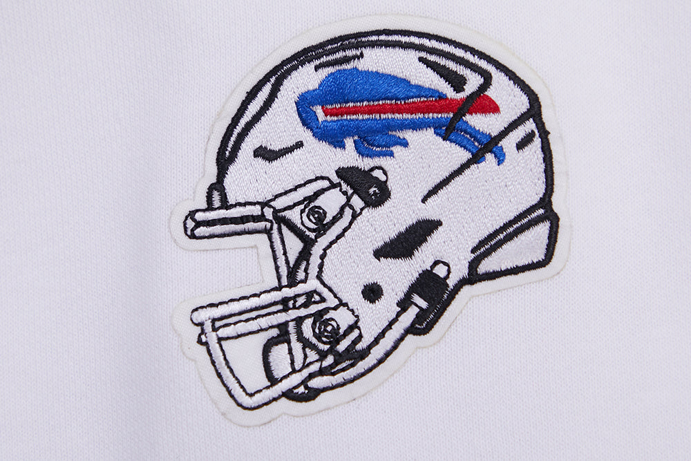 NFL BUFFALO BILLS CLASSIC CHANDAIL À COL ROND EN MOLLETON POUR FEMME (BLANC)