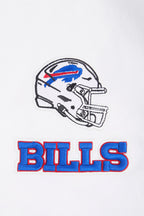 NFL BUFFALO BILLS CLASSIC CHANDAIL À CAPUCHON COURT EN MOLLETON (BLANC)