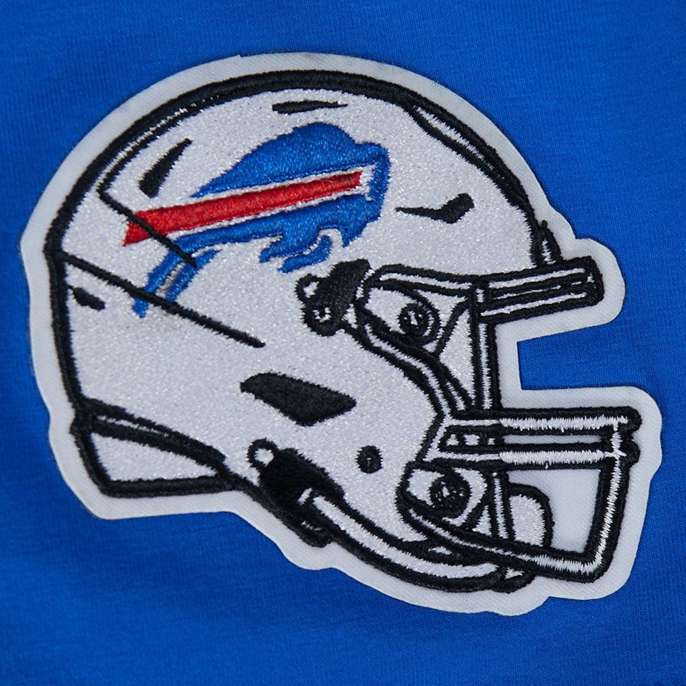 NFL BUFFALO BILLS CHANDAIL À COL ROND MASHUP CÔTELÉ POUR FEMME (BLEU ROYAL/ROUGE)