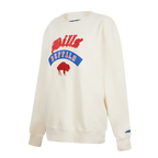 NFL BUFFALO BILLS BEST OF WOMEN'S STANDARD FLC CREWNECK (EGGSHELL)