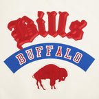 NFL BUFFALO BILLS BEST OF WOMEN'S STANDARD FLC CREWNECK (EGGSHELL)